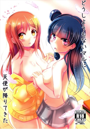 (Bokura no Love Live! 15) [Space Whale (Kuzirazio)] Doushiyou mo Nai Maru ni Tenshi ga Oritekita (Love Live! Sunshine!!) cover