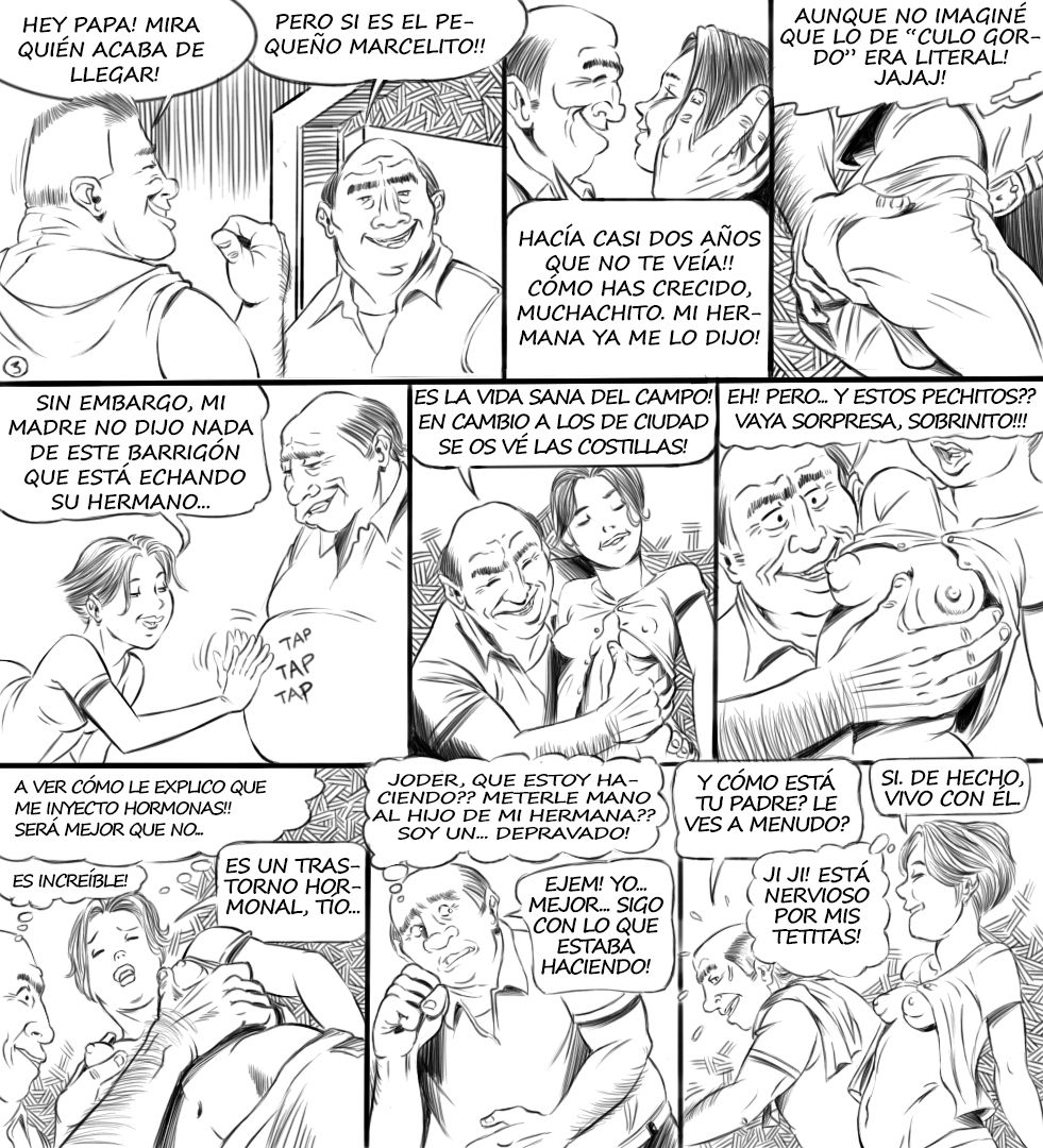Marcelo visita a su primo page 3 full