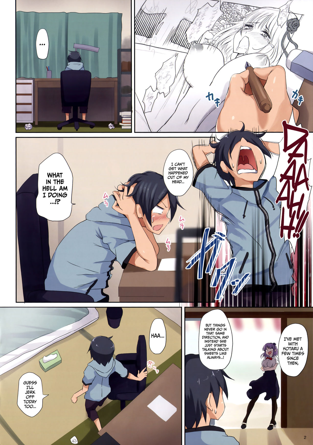 Seika no Musume Daga, Shikashi Hentai 2 | The Candy Consextioner is Nothing More Than a Pervert 2   =Facedesk + CW= page 2 full