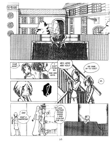 W.I.T.C.H. short comic page 1 full