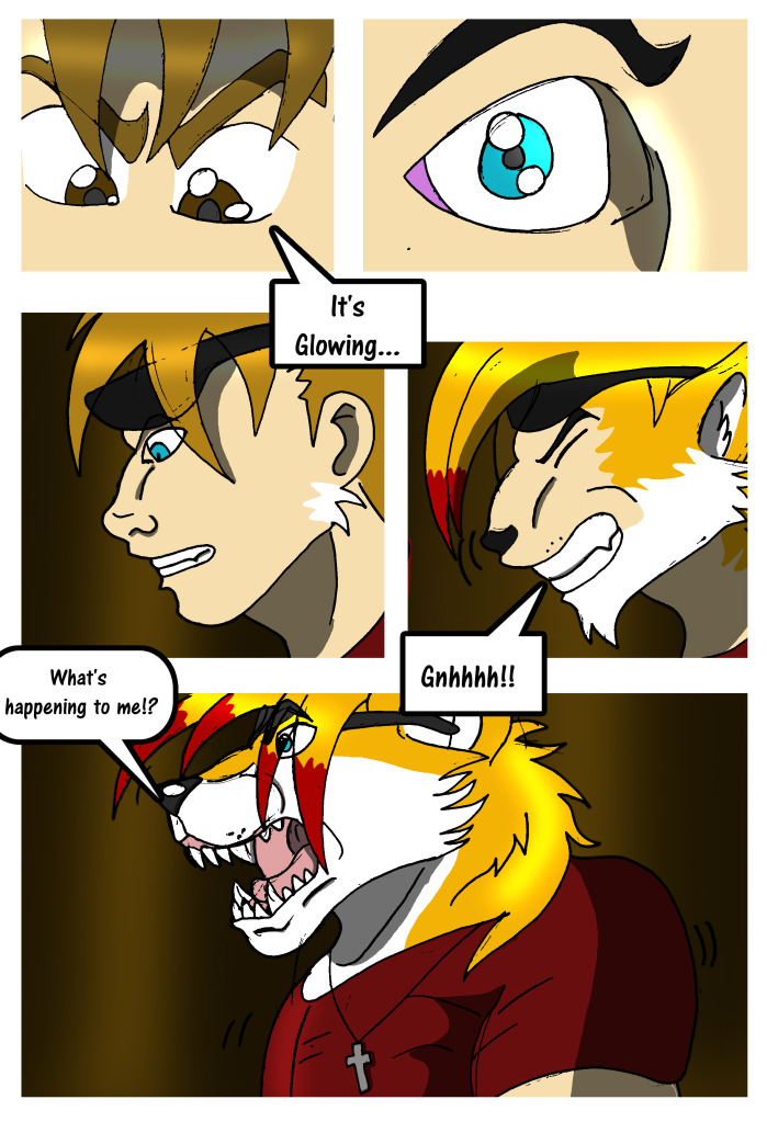 Lightning Fursona Transformation page 2 full