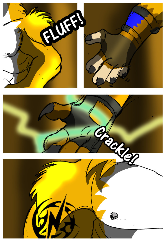 Lightning Fursona Transformation page 4 full