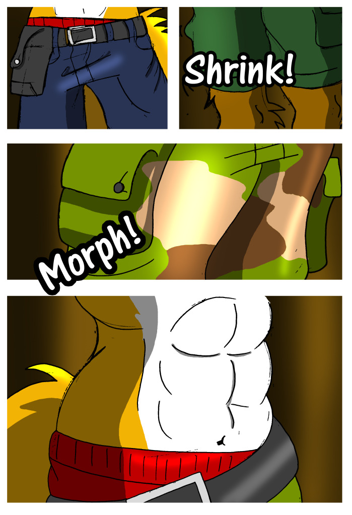 Lightning Fursona Transformation page 7 full