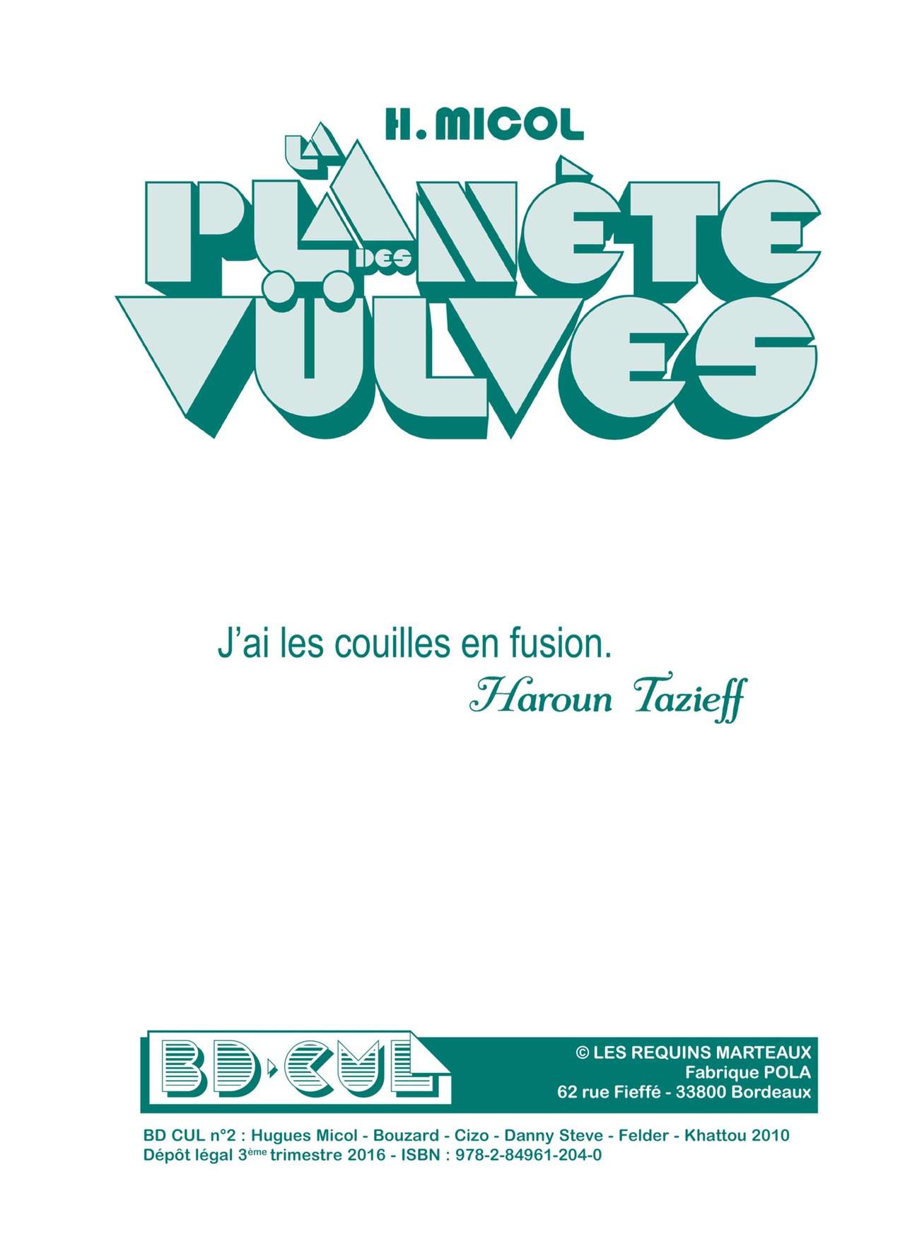 La planète des Vülves page 3 full
