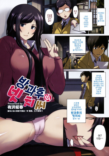 [Arisawa Masaharu] Houkago no Bitch-san. | 방과후의 빗치씨. (COMIC Megastore 2010-08) [Korean] cover