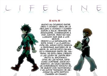 [hk] Lifeline (Boku no Hero Academia) [Spanish] [Espa-Doujins] cover