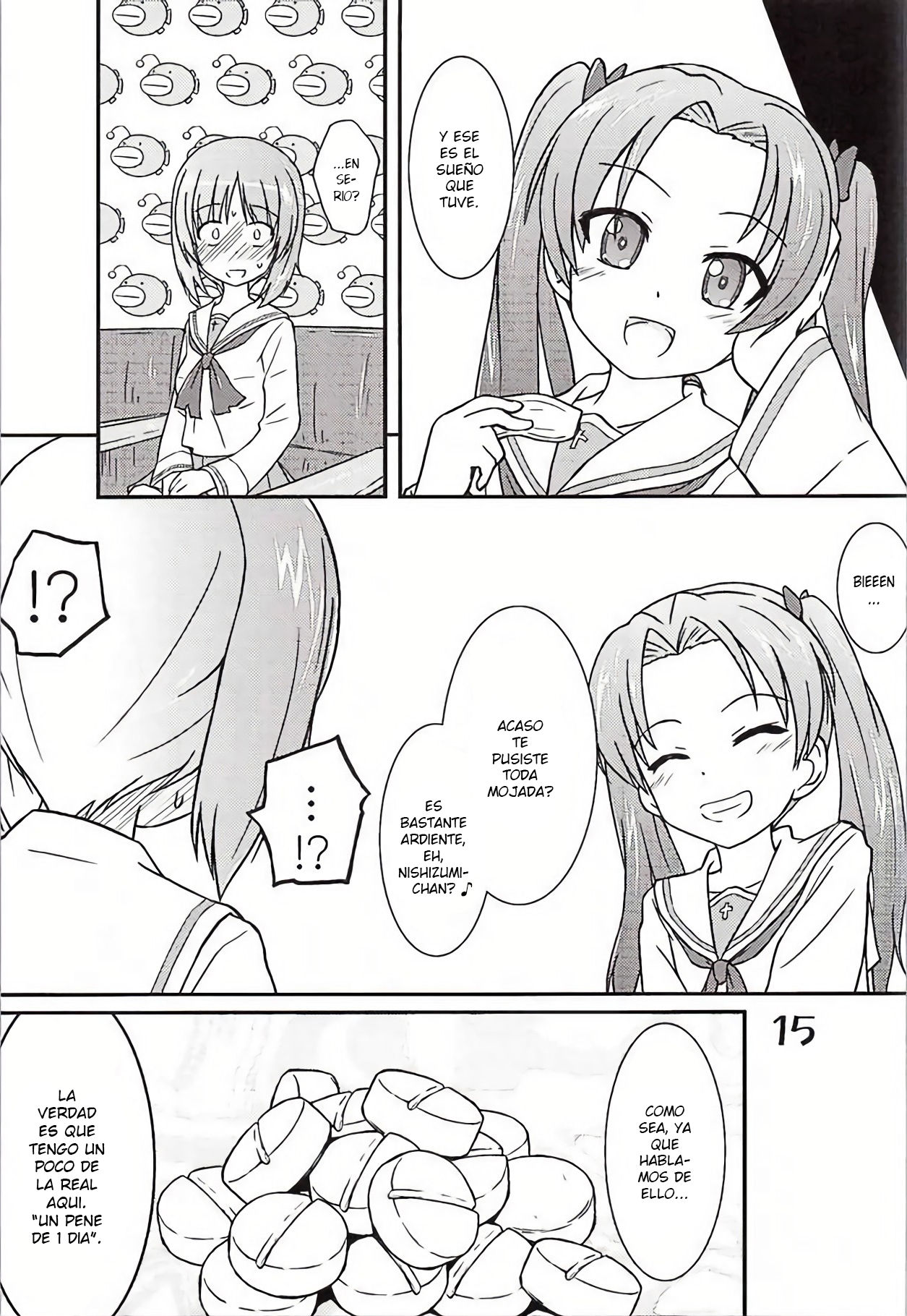 Nishizumi-chan ni Chinchin o Tsukkomareru Yume o Mitanda page 12 full