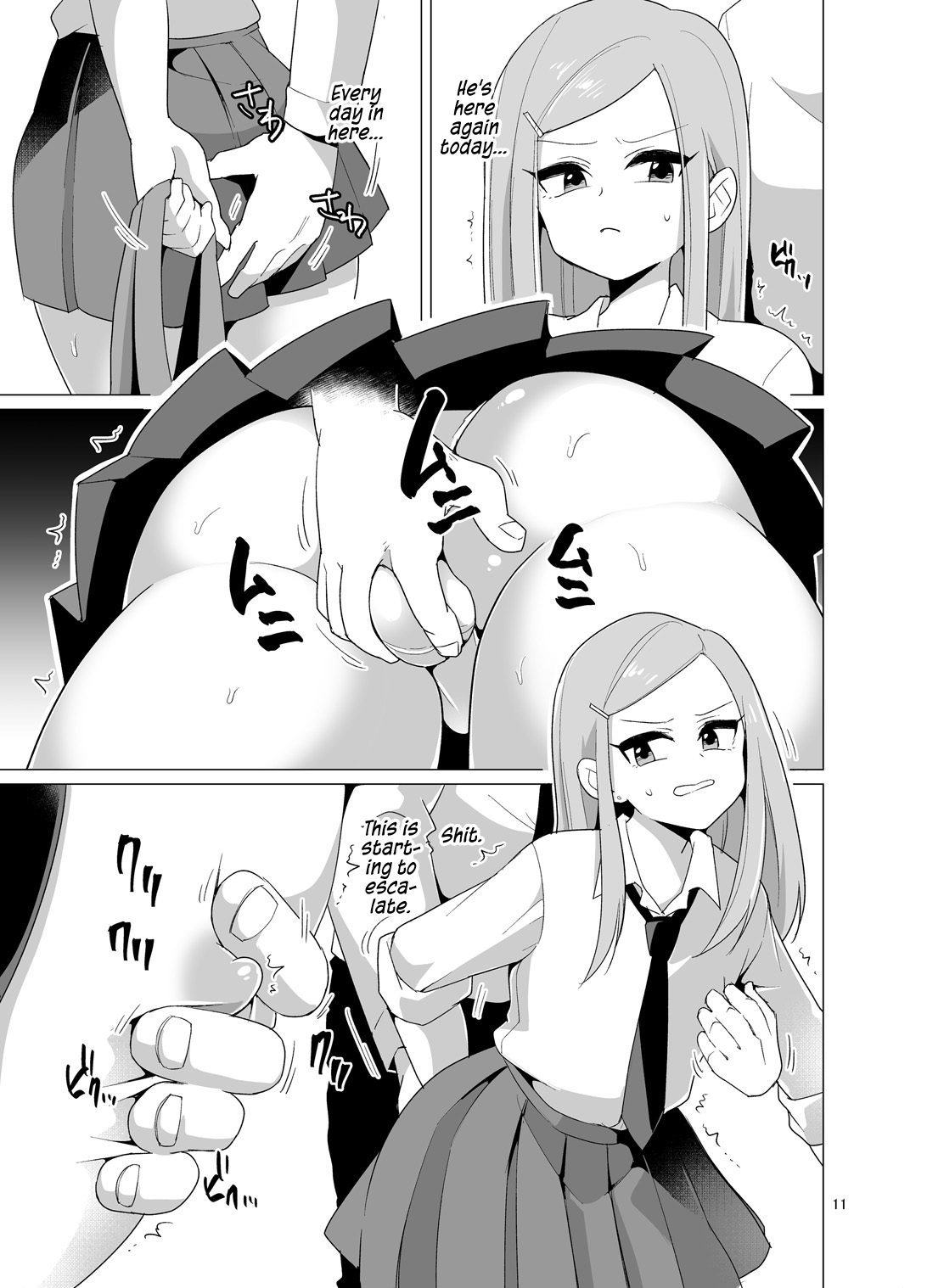 Josou Danshi ga Chikan ni Okasareru made no 3 Hiai | The Crossdressing Boy Who Got Molested Over A Period Of 3 Days page 12 full