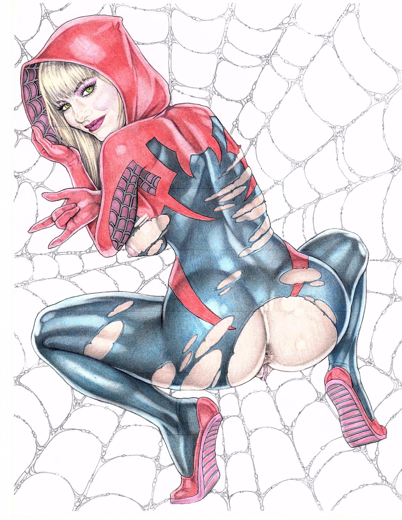 Spider-Gwen by Armando Huerta page 8 full