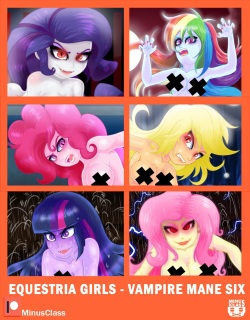 Equestria Girls - Vampire Mane Six