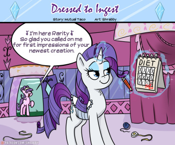 [Shrabby] Dressed to Ingest (My Little Pony Friendship is Magic) cover