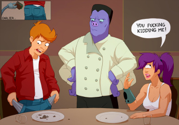 [Kotaotake] Typical date with Fry (Futurama) cover