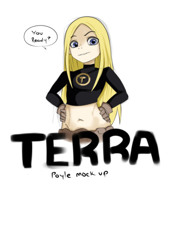[Inuyuru] Teen Titans Polyle mock up shit cover