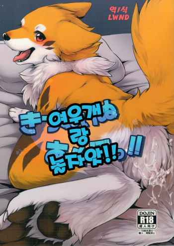 (Kemoket 6) [D-Point! (Diga Tsukune)] Kitsuneinu to Asobo!! | 여우개 랑 놀자앗!! [Korean] [LWND] cover