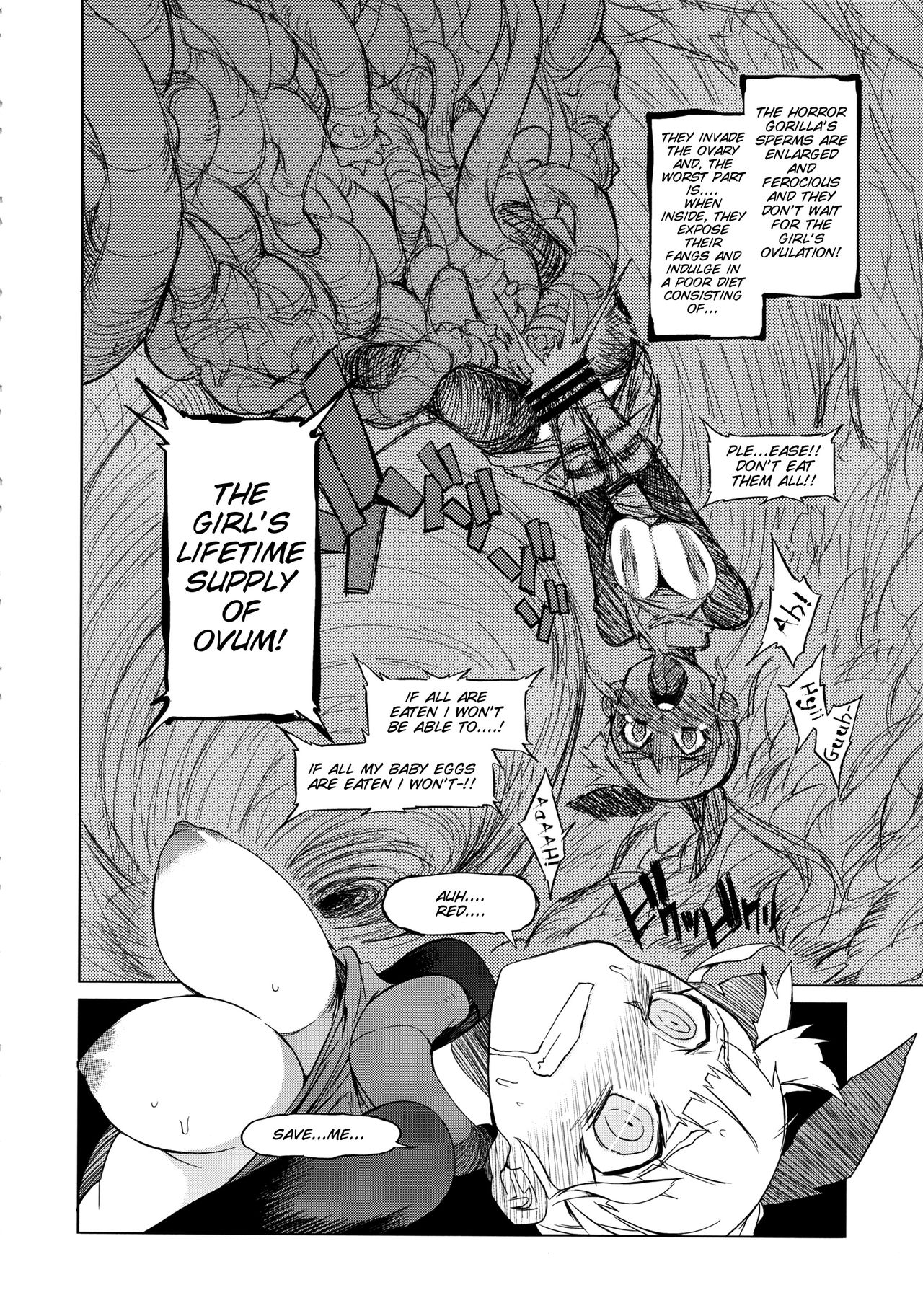 the Pink - Tokusatsu Heroine Tsukamaeta!!! part B page 12 full