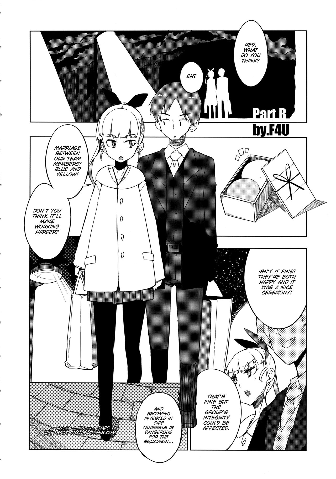 the Pink - Tokusatsu Heroine Tsukamaeta!!! part B page 4 full