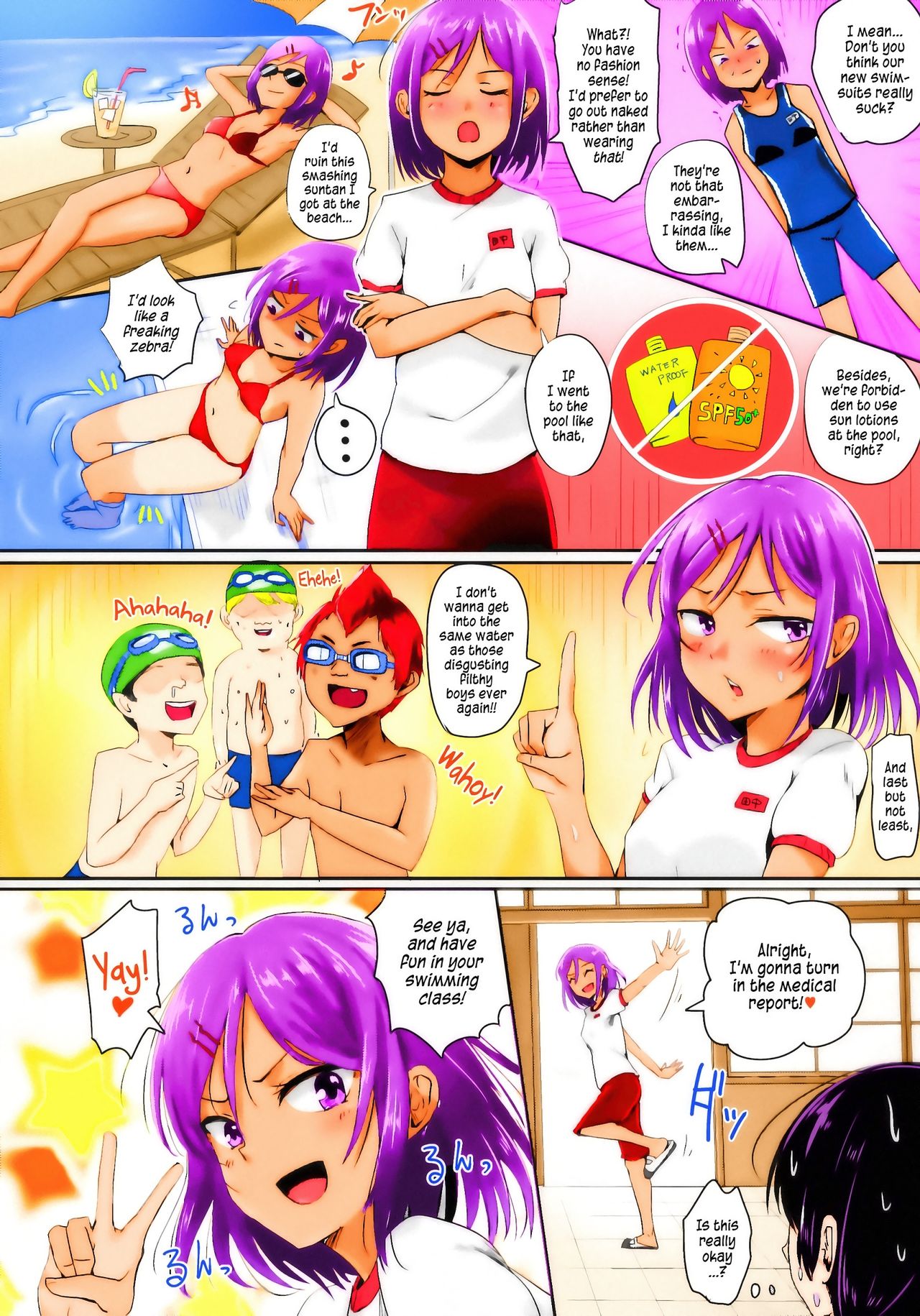Zenra de Suiei no Jugyou!! | Naked Swimming Class!!  =LWB= page 3 full