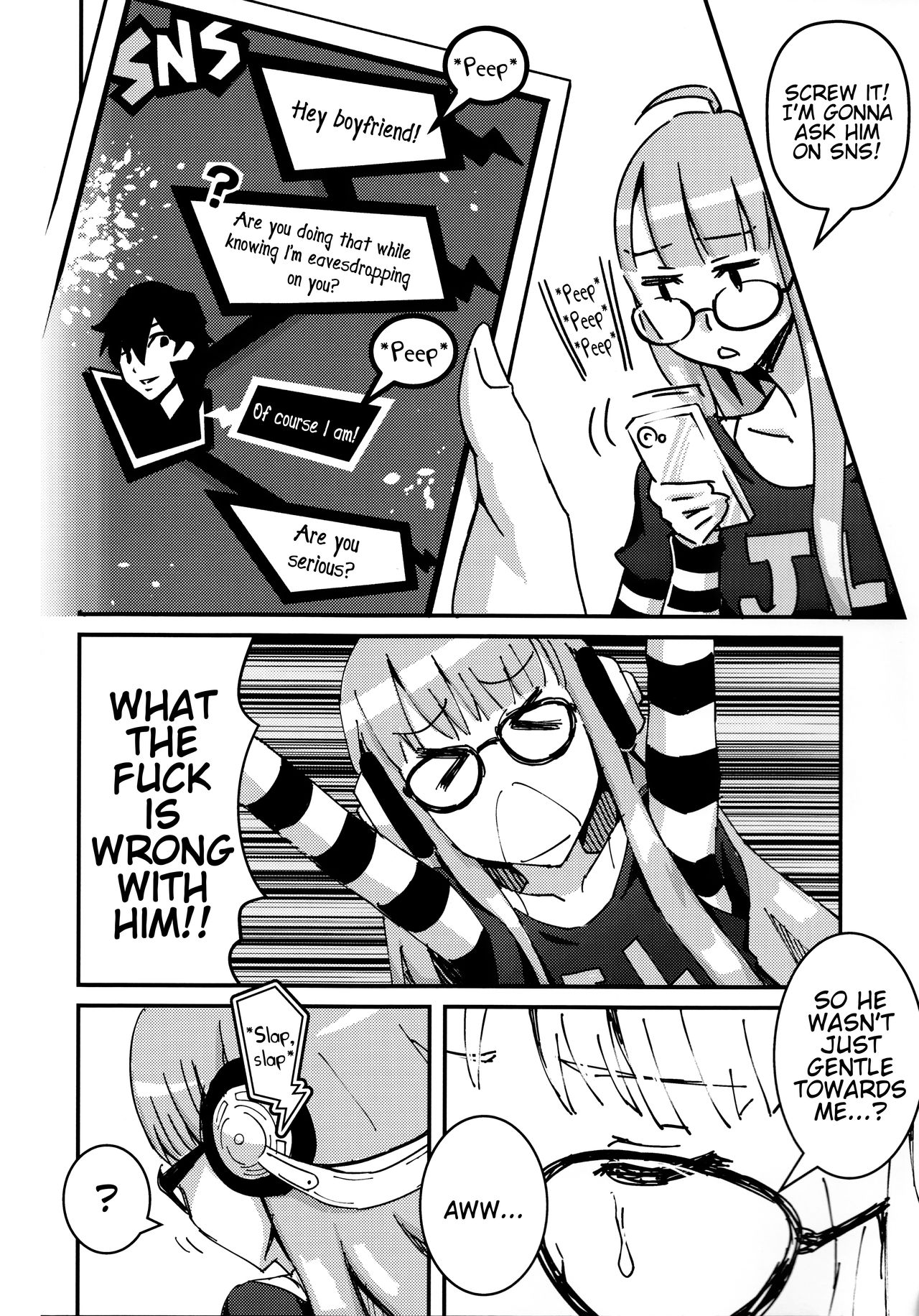 Moshi Sakura Futaba-chan ga Touchou Onanie Shiteru no ga Kareshi ni Baretara? page 3 full