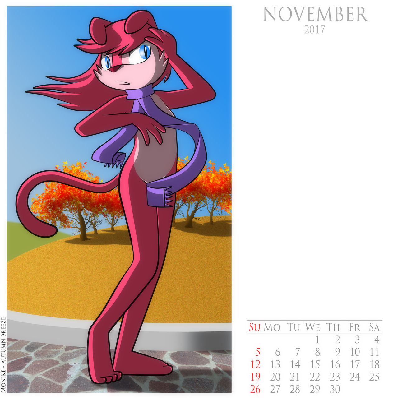 School Days Calendar 2017 page 11 full