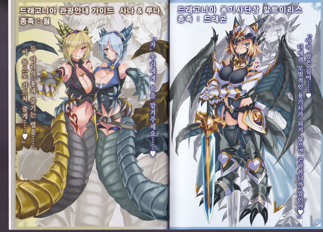 Monster Girl Encyclopedia World Guide - Side 1 ~Dragonia~ | 마물소녀도감 월드 가이드 외전 1 ~드래고니아~ page 11 full