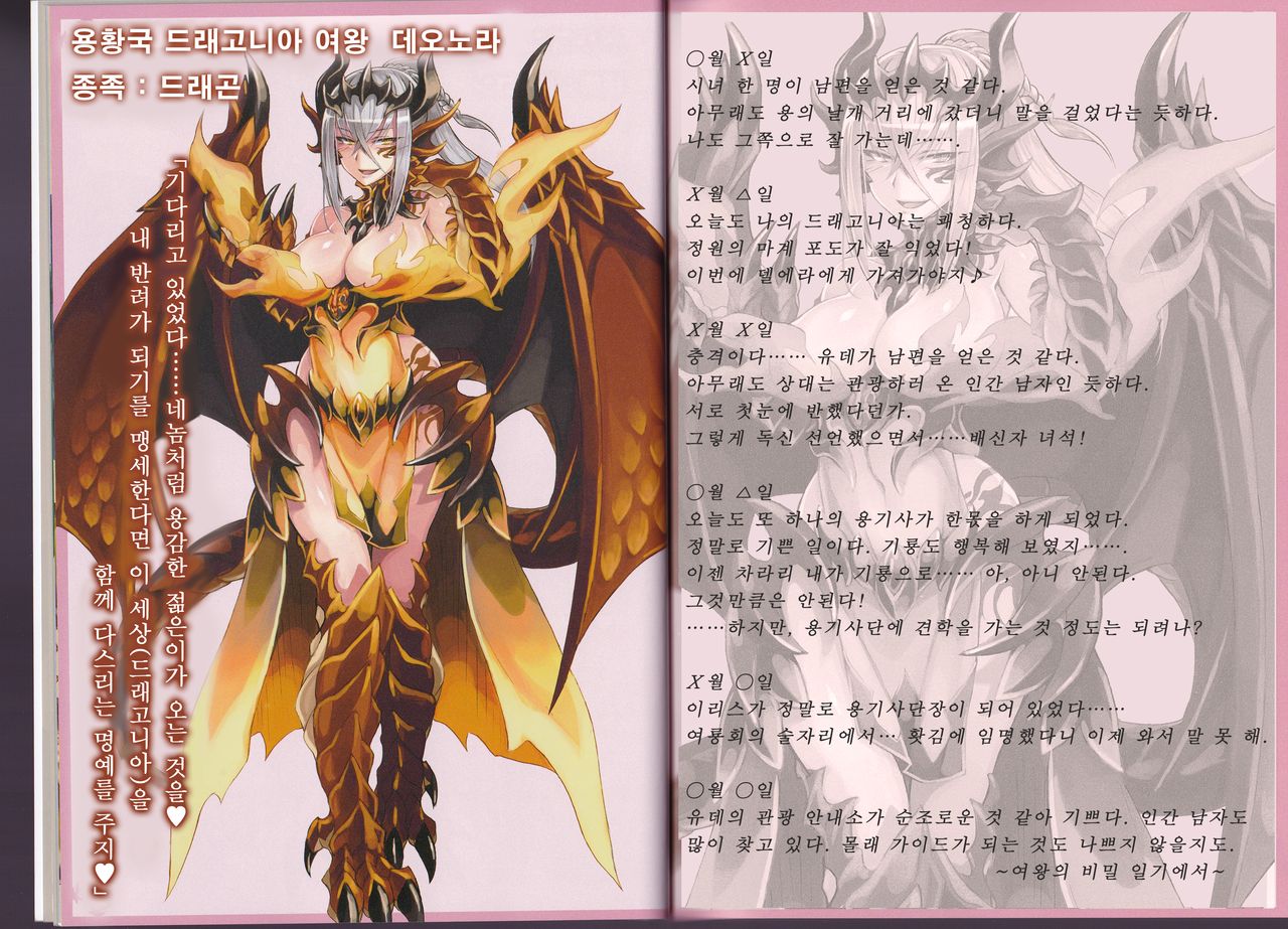 Monster Girl Encyclopedia World Guide - Side 1 ~Dragonia~ | 마물소녀도감 월드 가이드 외전 1 ~드래고니아~ page 12 full