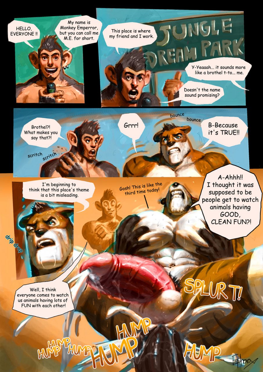Jungle Dream Park comics and characters page 1 full