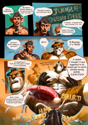 Jungle Dream Park comics and characters cover