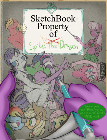 [frist44] Sketchbook: property of spike cover