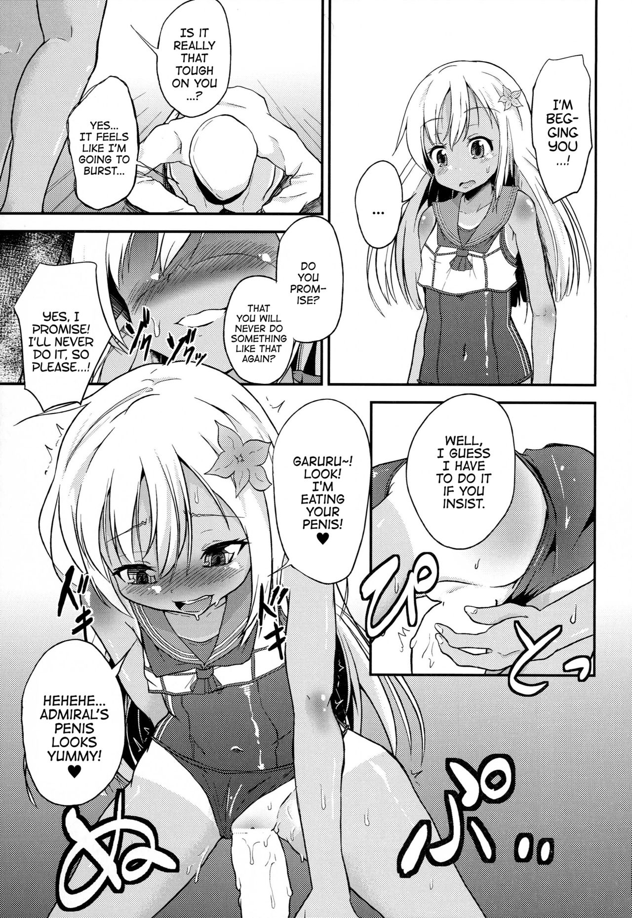 Ro-chan Teitoku Shasei Kanri! | Orgasm Control to Admiral from Ro-chan! page 12 full
