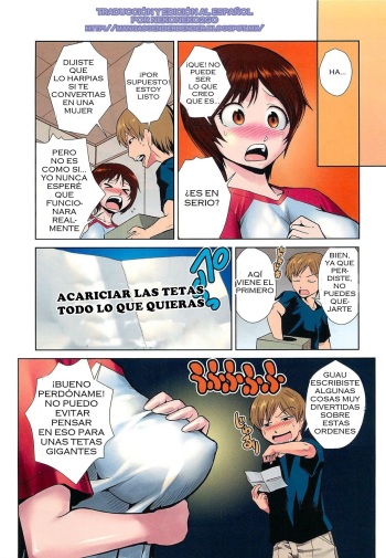 [Kakashi Asahiro] Bra > Sis | ¡O el cuerpo de una mujer es el Paraíso! (Nyotaika! Paradise 01) [Spanish] [nekoneko2go] cover