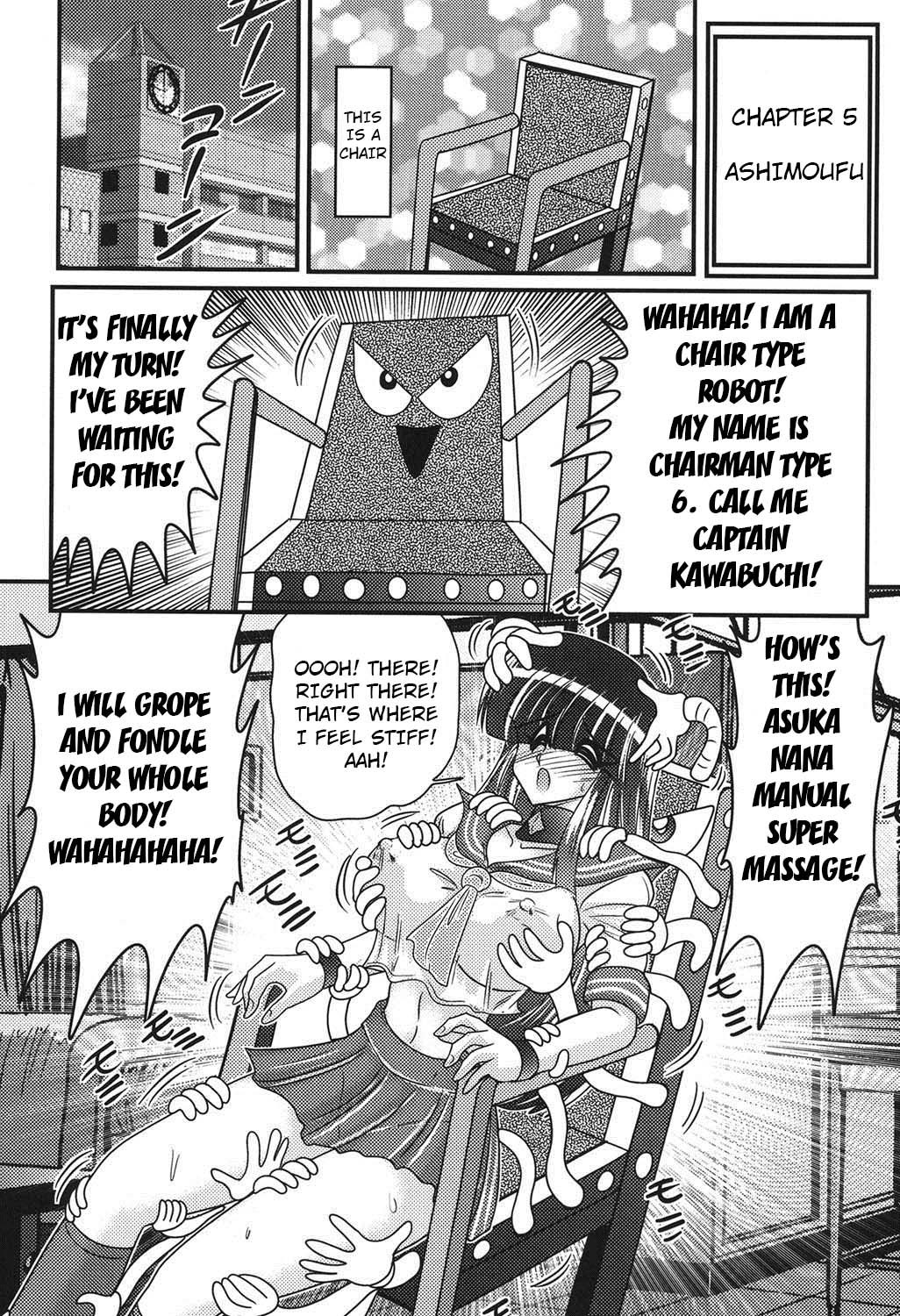 Sailor Fuku ni Chiren Robo Yokubou Kairo | Sailor uniform girl and the perverted robot Ch. 5 page 1 full