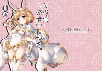 (CT28) [brand nyu (nyu)] Sono Usagi, Hatsujouchuu ni Tsuki. (Granblue Fantasy) cover