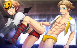 Kingdom hearts Sora X Tidus