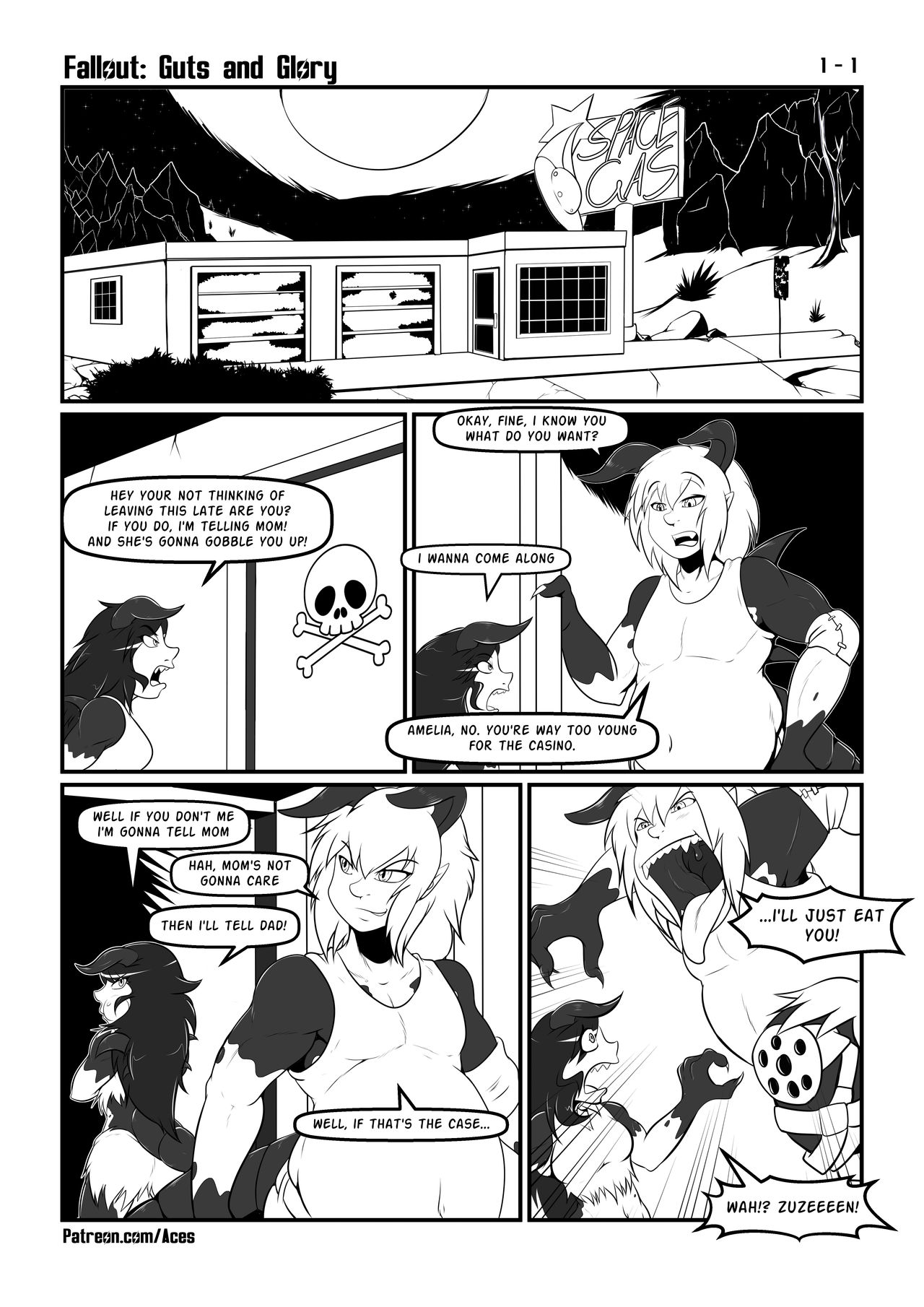 Fallout: Guts and Glory Ch. 1 page 1 full