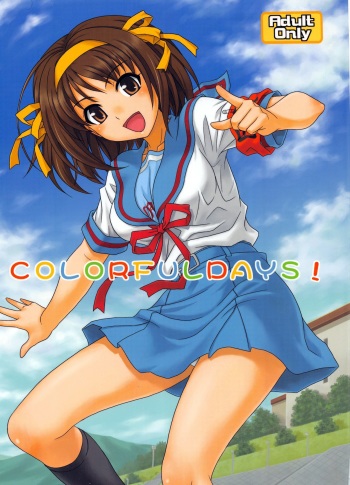 (COMIC1☆3) [Junpuumanpandou (Hida Tatsuo)] COLORFULDAYS! (Suzumiya Haruhi no Yuuutsu) cover