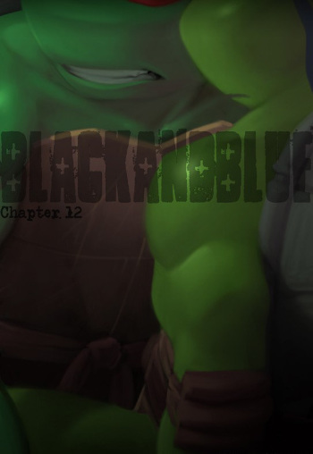 TMNT Black and Blue ch. 12 cover