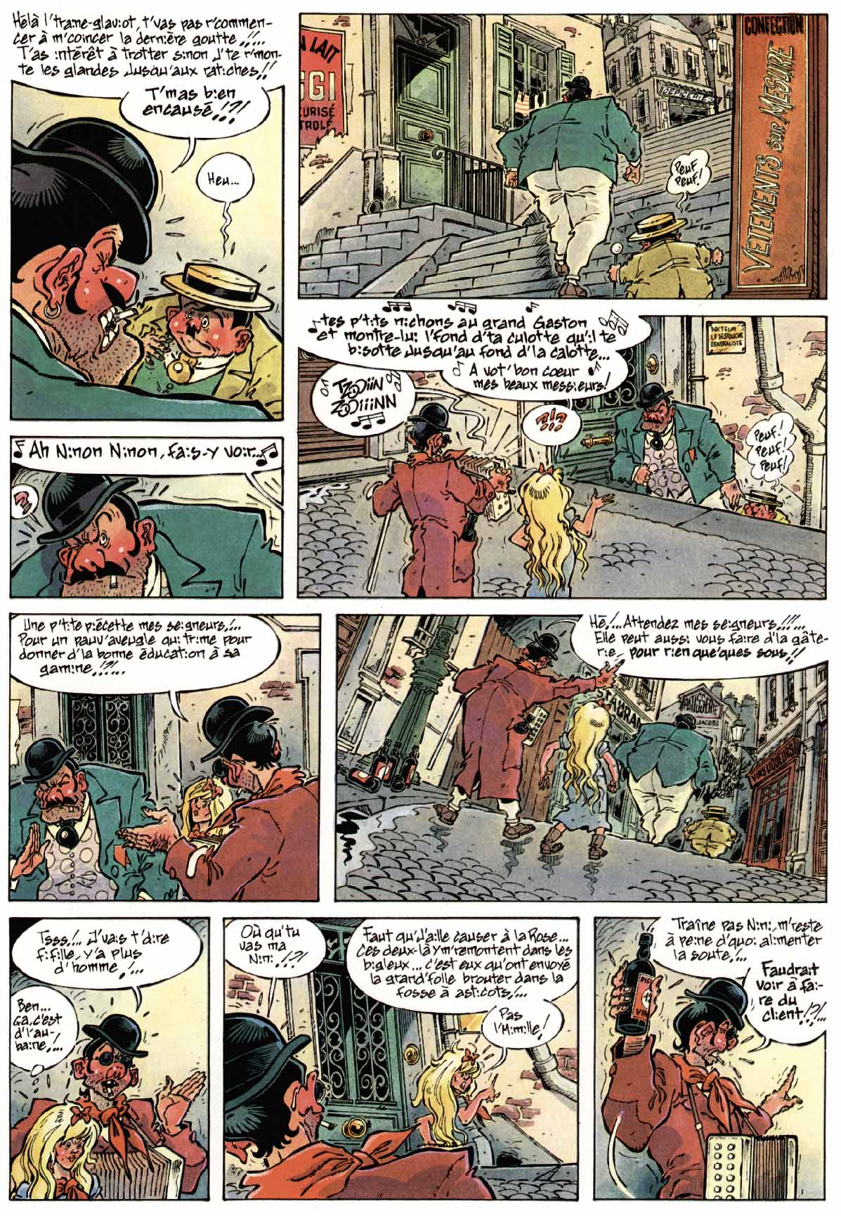 La java des gaspards - 02 - La rose noire page 9 full