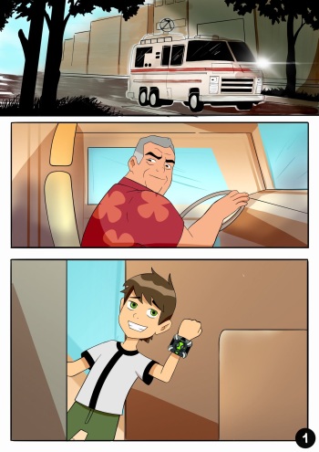 [Trash Trash] Amazing Adventures of Gwen and Her Abusive Grandfather (Ben 10) cover