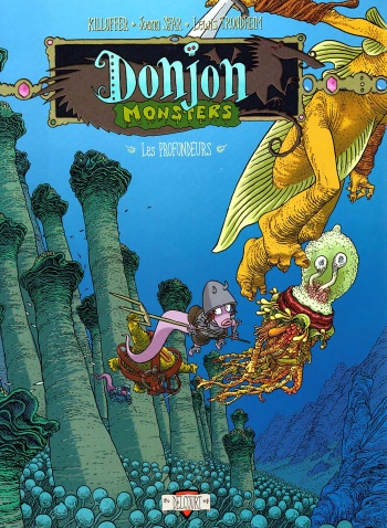 Lewis Trondheim -- Les Profondeurs (The Depths) (Donjon Monsters 9) cover