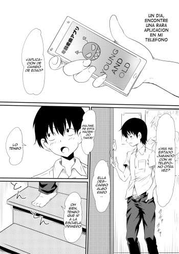 [Mikezoutei] Nenrei Henka Appli de Yari Houdai Shichau Hanashi [Spanish] [Ero-Ecchi Scanlation] cover