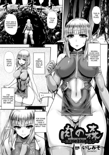[Ishimiso] Niku no Mori ~Naedoko ni Sareta Elf~ | The Forest of Flesh (2D Comic Magazine Marunomi Haramase Naedoko Acme! Vol. 2) [English] [desudesu] [Digital] cover