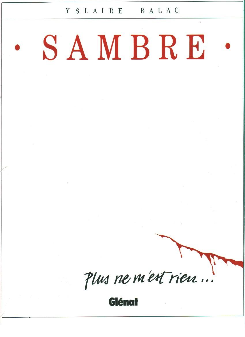Sambre - T01 - Plus ne m'est rien page 2 full