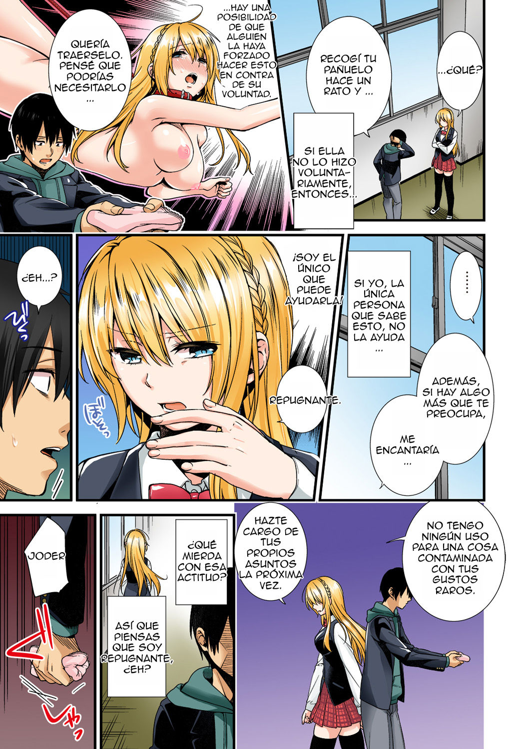 Gakuen no Ojou-sama ga Roshutsukyou no Dohentai datta Hanashi | La dama de la escuela es realmente una pervertida exhibicionista  Ch. 1 page 5 full