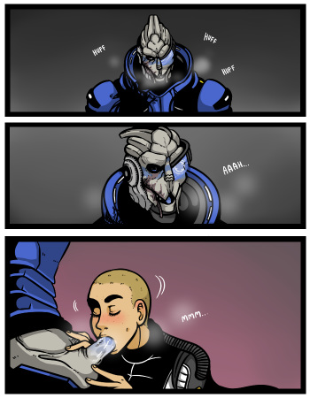 [darkchibishadow] Garrus' Console cover