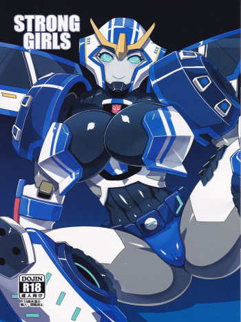 (COMIC1☆9) [Choujikuu Yousai Kachuusha (Denki Shougun)] Strong Girls (Transformers) [Spanish] [DESCAVELLADOHEN] cover
