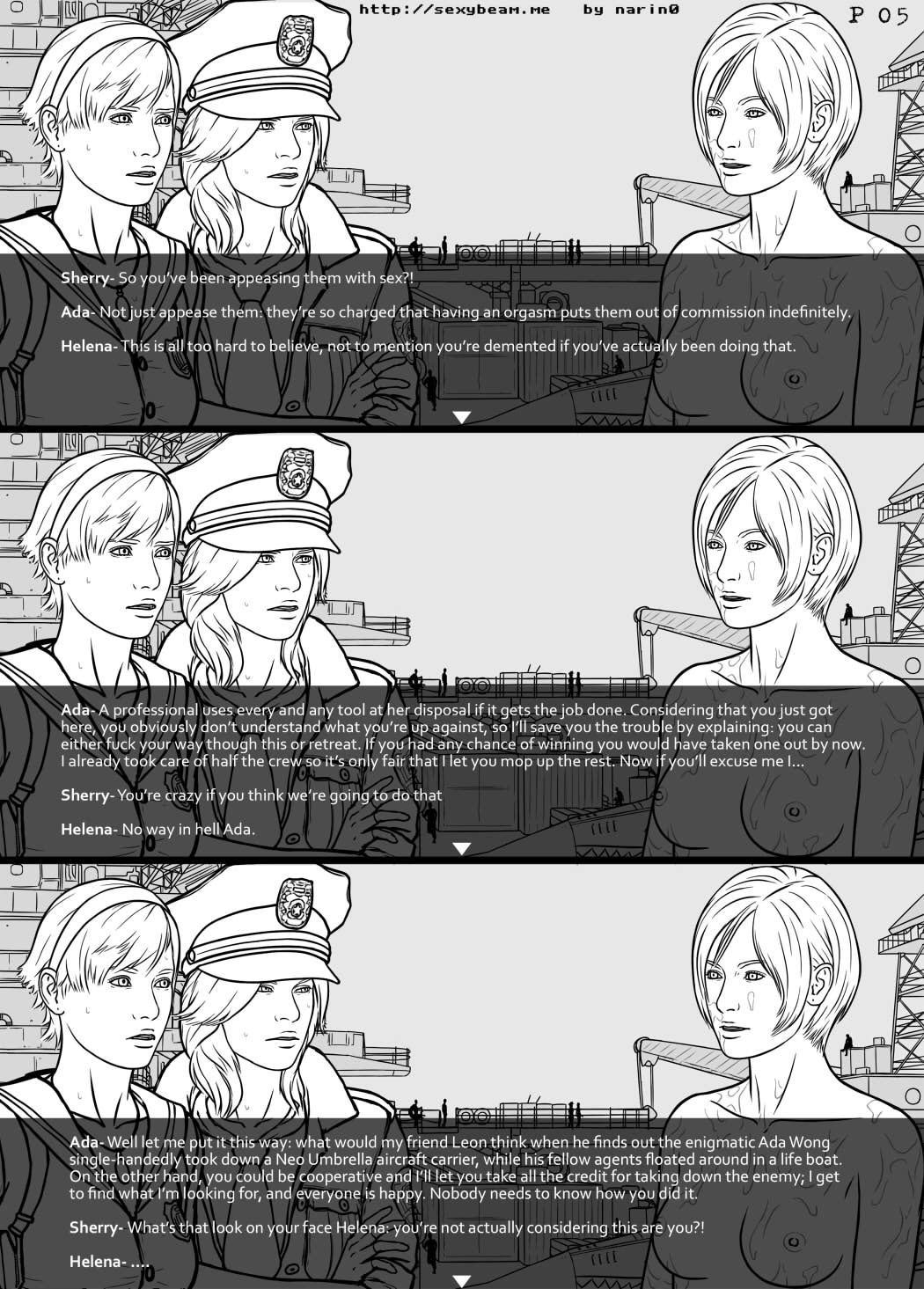 End of Survival Horror Ch. 1-2 page 6 full