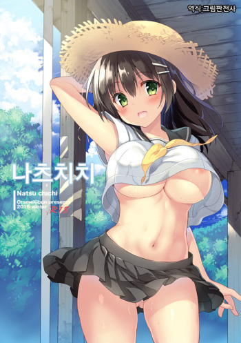 (C91) [Otomekibun (Sansyoku Amido.)] Natsu Chichi | 나츠 치치 [Korean] cover