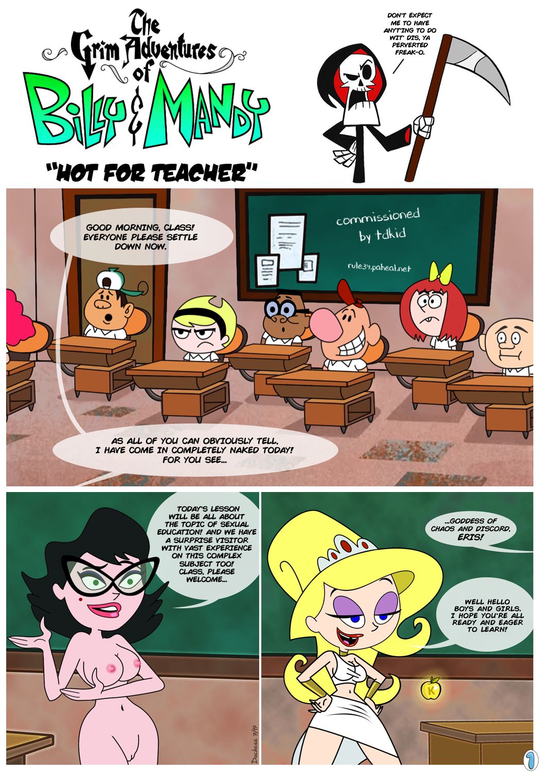 Hot For Teacher page 1 full