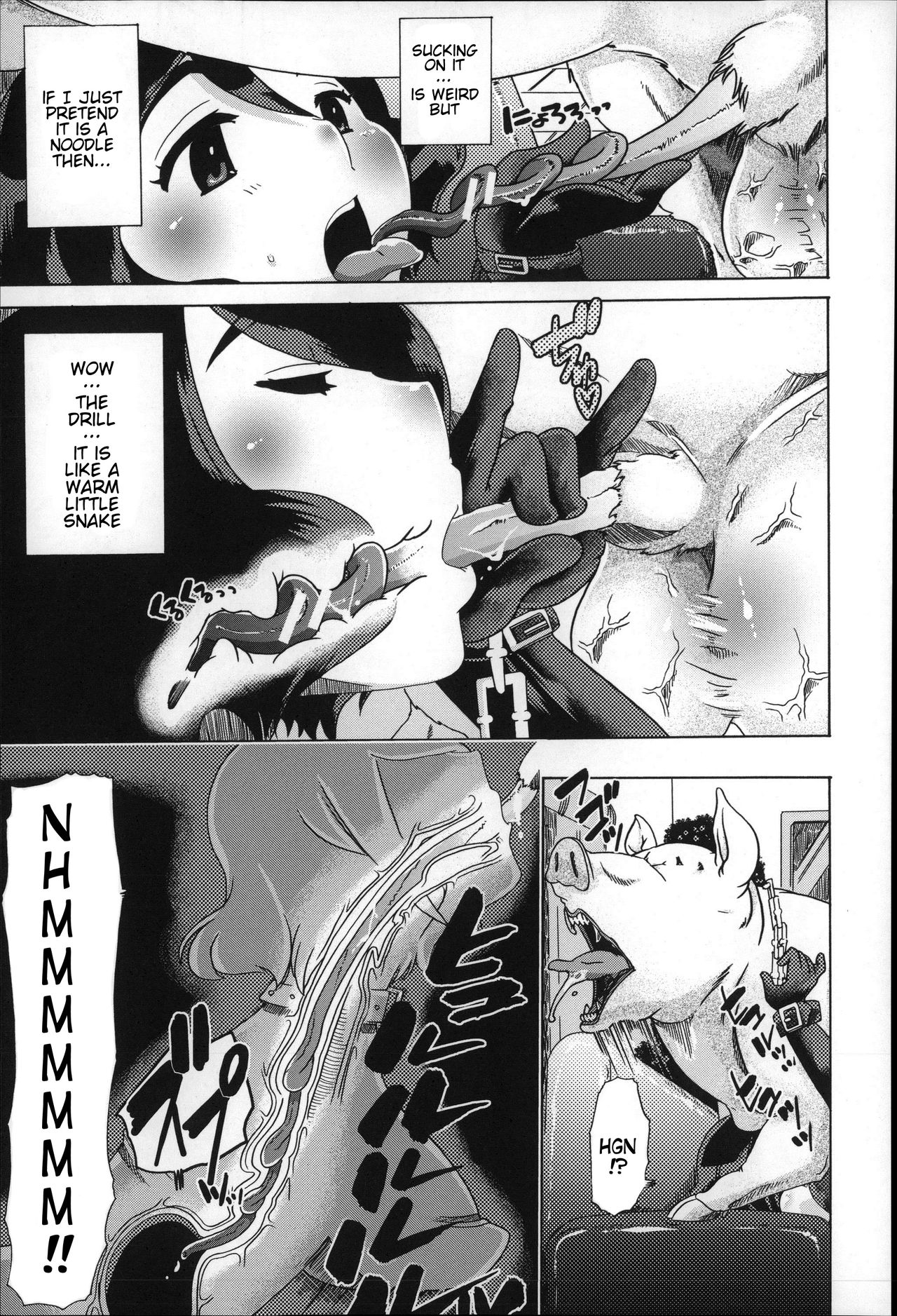 Juukan - Tonkatsu | Bestiality - Pork Life page 11 full