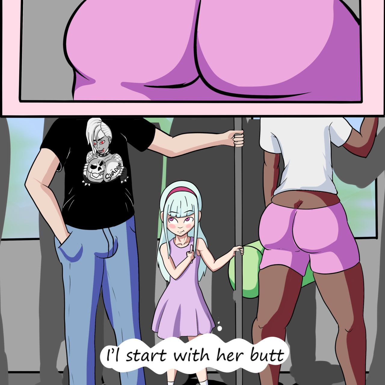 Loli on a train page 6 full